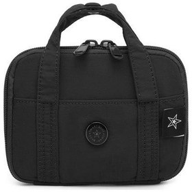 Resim Smart Bags Mikro Poly Kumaş Askılı Mini Boy Kadın Cüzdanı 3346 Siyah 