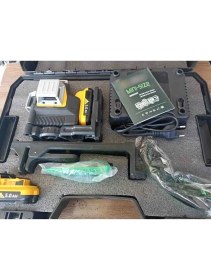 Resim Çift Batarya 12 Işıklı 360° Lazer Metre Terazi Tripotlu Yüksek Teknoloji ve Süper Kalite Lazer Ölçüm 