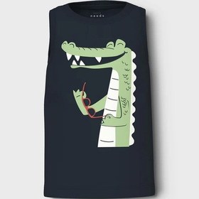 Resim Name It Nmmvagno Tank Top Erkek Çocuk T-shirt 13228228 Lacivert 