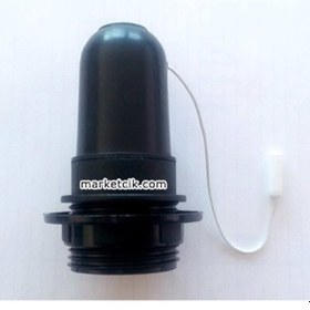 Resim Siyah İp Anahtarlı E27 Duy Dekoratif Şişe ve Masa Lambası Duylar 