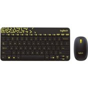 Resim Trendooze Set Optik Multimedya Mouse Mk240 Logitech Klavye Kablosuz Kablosuz + Pk Optik 