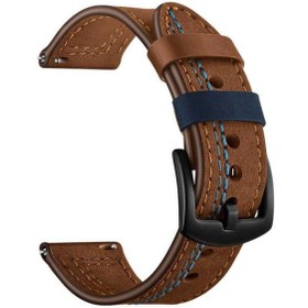 Resim Samsung Galaxy Gear S3 22mm Kordon PU Deri KRD19 22mm 