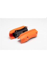 Resim Motosiklet Koruma Demiri Takozu Gecko Slim Universal 2 Li Turuncu 