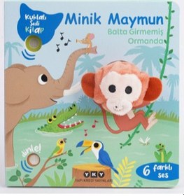 Resim Kuklalı Sesli Kitap - Minik Maymun Balta Girmemiş Ormanda 