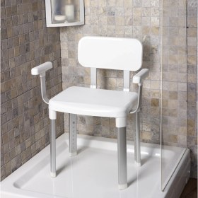 Resim Primanova Kaymaz Paslanmaz Banyo Sandalye Tabure 