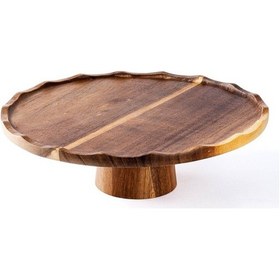 Resim Tantitoni Özel Ahşap Kek Standı 30x9cm Ahşap 