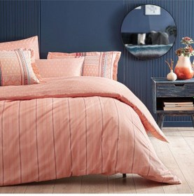 Resim Yataş Bedding Pamena Ranforce Nevresim Takımı Somon Tek Kişilik (507299703) 