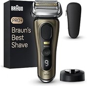 Resim Braun Series 9 PRO+ Elektrikli Tıraş Makinesi, Şarj Standı, Islak ve Kuru, 9519s, Altın Rengi 