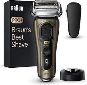 Resim Braun Series 9 PRO+ Elektrikli Tıraş Makinesi, Şarj Standı, Islak ve Kuru, 9519s, Altın Rengi 
