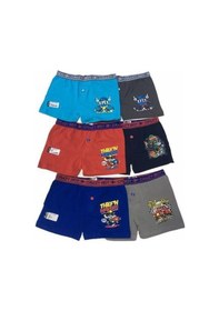 Resim Tutku Erkek Çocuk Baskılı Boxer 6'Lı 