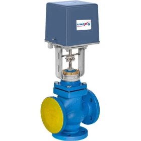 Resim Unox DN80 3 Yollu Motorlu Oransal Kontrol Vanası 