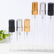 Resim 50 adet 5ml & 10ml Şeffaf Cam Parfüm Atomizer Sprey Şişeleri - BPS İçermez, Koku İçermeyen Seyahat Kapları Erkekler & Kadınlar İçin 