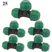 Resim Willowhaven 5 Adet Ağır Hizmet Üç Yollu Manşon Bahçe Sulama Bağlantı Parçası 