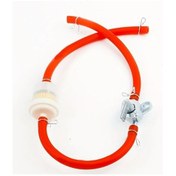 Resim Hightower Evrensel Motosiklet Atv Moped Benzin Filtresi Yağ Hortumu 7.87 İnç Kırmızı 