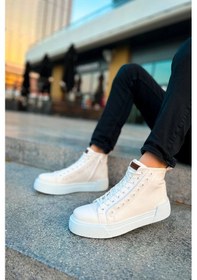 Resim Ch167 - Gbt Blazer Erkek Bot Beyaz / Beyaz Çok Renkli 