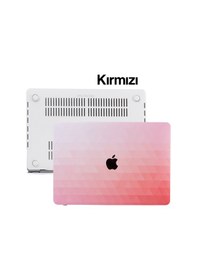 Resim Apple Uyumlu MacBook Pro Kılıf 13inç M1-m2, Paint02 Type-c'li Model A2338 A2289 A2251 A1706-08 A1989 A2159 İle Kırmızı 