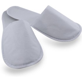 Resim PRİVATE 50 Adet Otel Terliği Çevre Biyeli İnce Taban Kullan At 