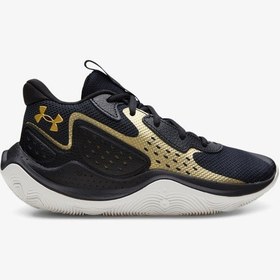 Resim Under Armour Jet '23 Basketbol Erkek Siyah Basketbol Ayakkabısı - 3026634 Siyah 