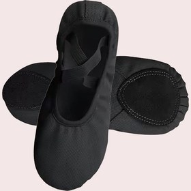 Resim Gymo Dancewear Pro Stretch Bale Patiği Siyah 