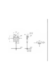 Resim Vitra Hela Taşı Uyumlu Gömme Rezervuar Seti 800-1918 