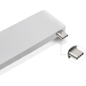 Resim Alfais 4401 Type C Usb 3.1 Hub Kart Okuyucu Sd Microsd Usb 3.0 Çevirici Çoklayıcı Adaptör 