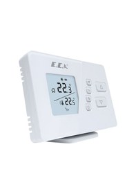 Resim E.C.A. Poly Comfort 200W Kablosuz Oda Termostatı Beyaz 