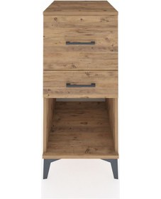 Resim Kronos Komodin 2 Çekmeceli 44x59x96 Çam-çam Çam 