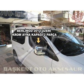 Resim Citroen Berlingo Abs Krom Ayna Kapağı 2 Parça 2012-2018 