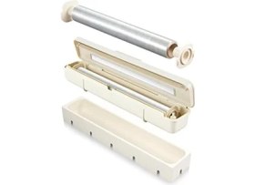 Resim Storemax Flexispace 899478 Şeffaf Film ve Alüminyum Folyo Dispanseri, Beyaz 