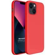 Resim Apple Iphone 13 Mini Kılıf Groovy Soft Kırmızı Microsonic