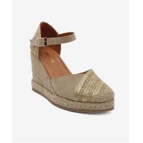 Resim Kadın Altın Hakiki Deri Topuklu Sandalet 5y2ws59003 Altın 