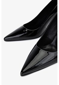 Resim Valmenti Kadın Hakiki Deri Siyah Rugan Topuklu Ayakkabı 492 55668 Bn Ayk Sk25-26 Sıyah Rugan Siyah Rugan 