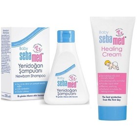 Resim Sebamed Yenidoğan Şampuanı 250 Ml - Bez Bölgesi Bakım Kremi 50ml 