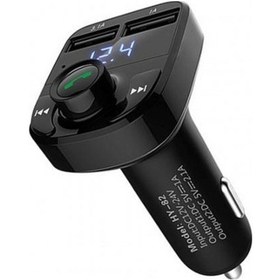 Resim Carx8 Micro Sd Usb Girişli Bluetooth Araç Kiti Fm Transmitter 