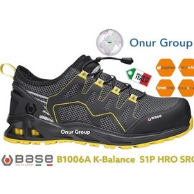Resim Base B1006A K-Balance S1p Hro Src İş Ayakkabısı Siyah 