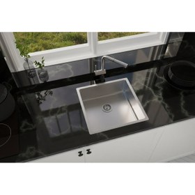 Resim Asil Krom As 359 Paslanmaz Çelik Evye Tezgah Altı 40*50 Cm 