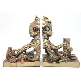 Resim Linarx Steampunk Polyester Ahtapot Kitap Stoperi 