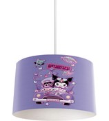 Resim dekomingo ARABALI KUROMİ LİLA BEBEK VE ÇODUK ODASI AVİZE 