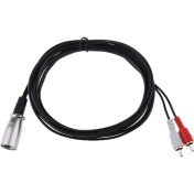 Resim Waysle Dj Denetleyicileri, Karıştırma Konsolları Için 2 Rca Fiş Kablolarına Xlr Fiş (Yurt Dışından) 