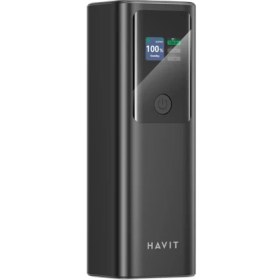 Resim Havit PB50 PD140W Dijital Ekranlı 27000MAH Yüksek Kapasiteli Powerbank – Siyah 