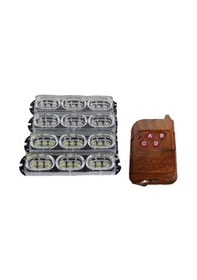 Resim Space Space Çakar Lamba Uzaktan Kumandalı 4lü 9x4 Led Beyaz-beyaz/kırmızı-mavi / Lapa519 O A34496 