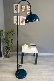 Resim Deniz Yeşili Lambader Hareketli Başlık Modern Dekoratif Metal Oturma Odası Çalışma Odası Yeşil 