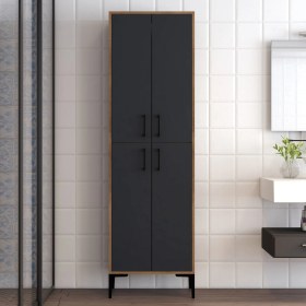 Resim Variant - Berlin A Çok Amaçlı Dolap Ceviz / Antrasit 