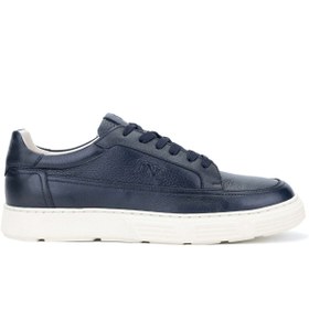 Resim Kemal Tanca Tamer Tanca ErkekDeri Lacivert Sneakers & Spor Ayakkabı 