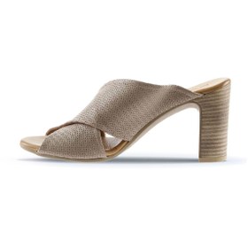 Resim BUENO Shoes Gri Deri Kadın Topuklu Terlik 01wn4303 