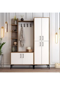 Resim Variant Variant Viyana Da Portmanto Ceviz/Beyaz 