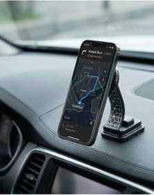 Resim Katlanabilir Manyetik Araç Telefon Tutucu 360 Derece Döner Stand 1 Adet 