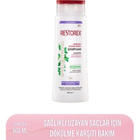 Resim Restorex Sağlıklı Uzama Etkili Saç Dökülmesine Karşı Şampuan 500 ml 