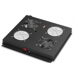 Resim cabex Günko 1u 19 Rack Mount Kabinet 2 Li Fan Dijital Termostatlı 