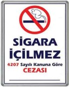 Resim İnter Inter Sigara Içilmez Alüminyum Çerçeve 50*70 